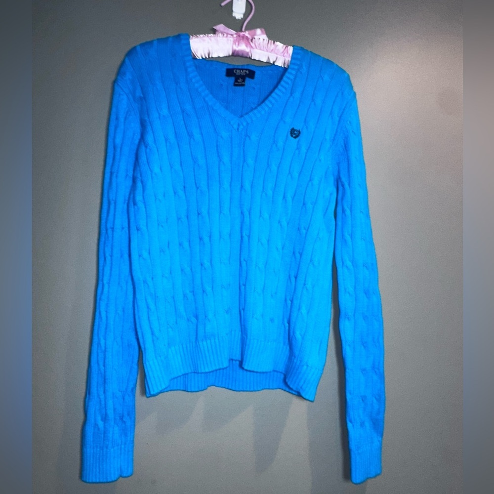 Chaps Cable Knit Cotton Sweater